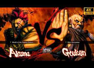 Akuma Vs Gouken Street Fighter 4 High Level Gameplay