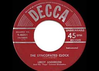  1951 HITS ARCHIVE The Syncopated Clock Leroy Anderson His Original Version