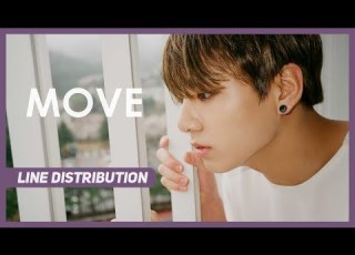  BTS 방탄소년단 Move 이사 Line Distribution Color Coded