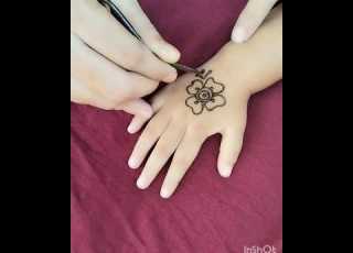  Easy Mehndi Design Kids Hand Mehndi Design Mehndi Kids Mehndidesign
