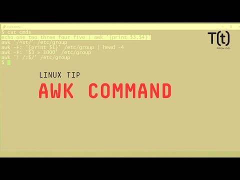 How To Use The Awk Command 2 Minute Linux Tips