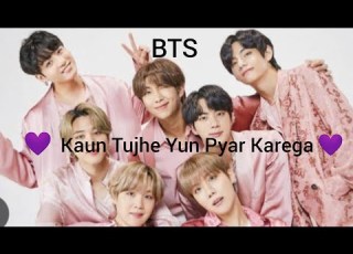  BTS Beautiful Edit Song Kaun Tujhe Yun Pyar Karega