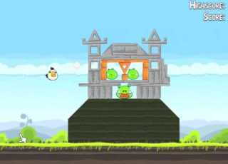 Angry Birds HD Mighty Hoax 4 18 3 Stars Walkthrough Lösungen Gameplay Iphone Mac Android Facebook