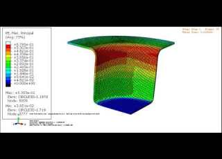 Deep Drawing Simulation In ABAQUS