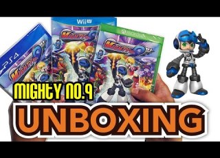  Mighty No 9 PS4 Xbox One Wii U Unboxing