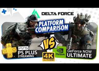  DELTA FORCE GeForce NOW Vs PlayStation PLUS Cloud On PS5 At 4K