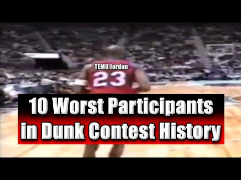 10 Worst Dunk Contest Participants In NBA History NBA All Star Weekend