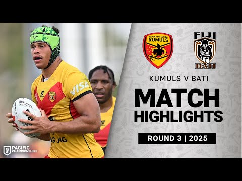 NRL Highlights 2025 Pacific Championships PNG Kumuls V Fiji Bati Match Highlights Round 3