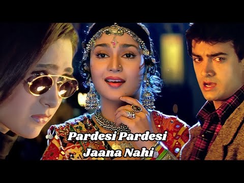 Pardesi Pardesi Jana Nahi Lyrics Aamir Khan Karisma Udit Narayan Alka Yagnik