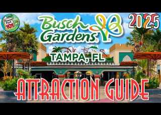  Busch Gardens Tampa RIDES ATTRACTIONS 2025 Florida S BEST Coaster Theme Park