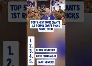 Top 5 New York Giants 1st Round Draft Picks Since 2000