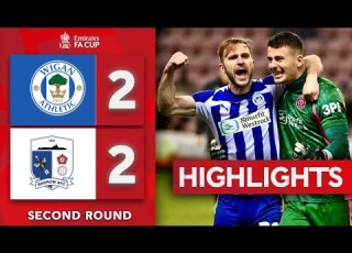  Aimson S Late Strike Forces Penalties Wigan 2 2 Barrow 4 3 Pens Emirates FA Cup 2025 26
