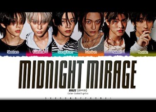  RIIZE Midnight Mirage Lyrics 라이즈 Midnight Mirage 가사 Color Coded Han Rom Eng ShadowByYoongi