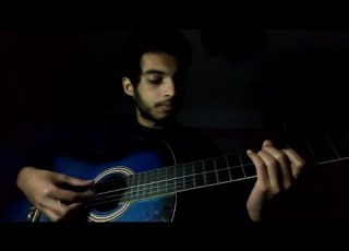 بعيش لو حبك نار تامر حسني واما Guitar Cover