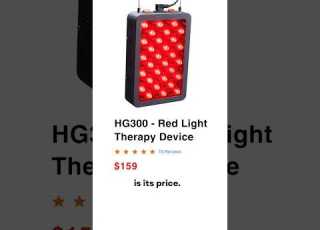  Hooga HG300 Review Ultra Low Cost Red Light Panel