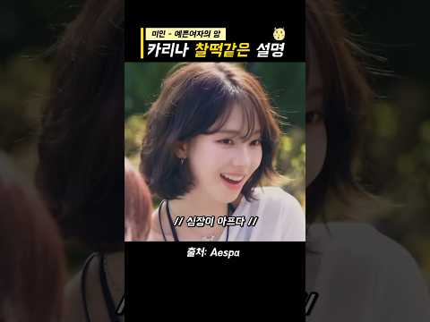 카리나가 말하는 미인계란 에스파