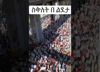 የጌታችን የመድሀኒታችን የስቅለት ስግደት በቅድስት ልደታ ለማርያም Eotc Shorts Viralvideo Church Duet Shortvideo Eth