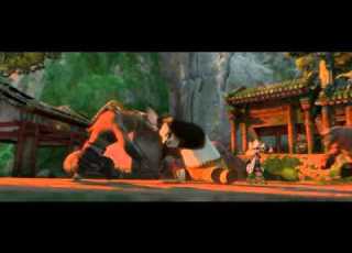  Kung Fu Panda 2 Po Fight With Wolves