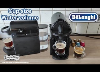 Nespresso Inissia How To Program Cup Size Water Volume