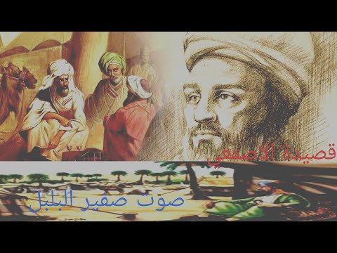 قصيدة الأصمعي صوت صفير البلبل صوت رائع الأصمعي