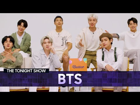BTS Dishes On Touring And Working With Ed Sheeran The Tonight Show Starring Jimmy Fallon