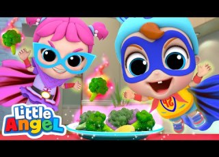  Vegetables Make Us Strong Healthy Habits Song Little Angel Kids Songs
