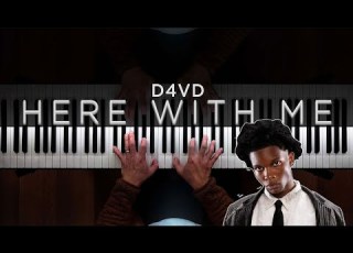 D4vd Here With Me BEAUTIFUL Piano Cover