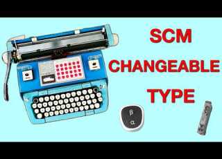  SCM Changeable Type
