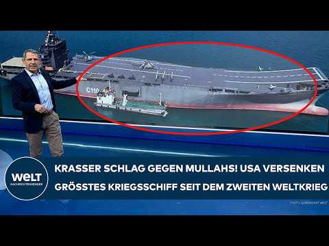 IRAN Krasser Schlag Gegen Mullahs USA Versenken Größtes Kriegsschiff Seit Dem Zweiten Weltkrieg