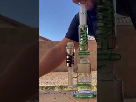 Phoenix Star Glass Bong Review Freezable Coil Bong PHX64