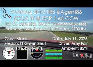  Vorshlag J37 V6 FRS SCCA Time Attack ECR 1 65 CCW July 11 2026 Amy In Max4