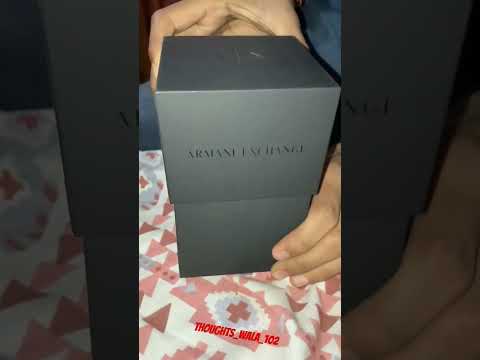 UNBOXING OF 18 000 ARMANI EXCHANGE WATCH Viral Trendingshorts