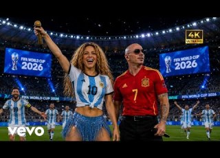  Shakira Ft Pitbull Argentina Football Song World Cup Song 2026 4K