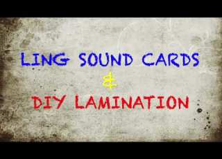 DIY Lamination Ling Sound Cards