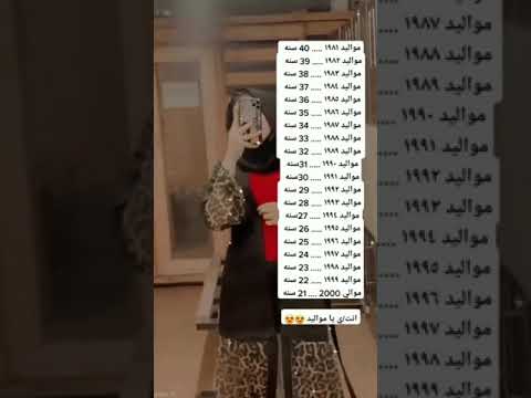 كم عمرك حسب تاريخ ميلادك