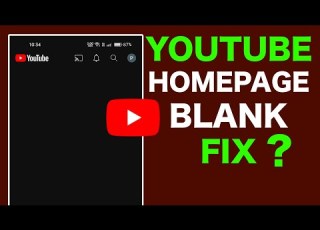 Youtube Homepage Blank Is Not Working New Update Not Showing Video FIX HOW LONG