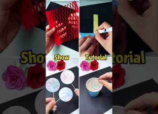 Interesting Little Craft Flowing Color Fan And Honeycomb Paper Craft Diy Easycrafts Kidscrafts