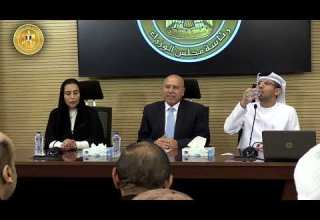 مؤتمر صحفي لوزير النقل عقب توقيع العقد النهائي للمحطة متعددة الأغراض سفاجا٢ بميناء سفاجا البحري 2