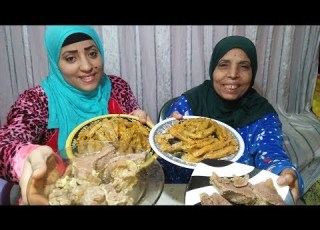  تحدي المحشي الكرمب واللحمة المسلوقة مع فاطمة
