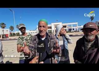 احتجاج جديد لضحايا المشروع السكني نسمة بمدينة الصويرة