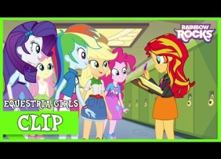  Sunset Shimmer Dear Princess Celestia MLP Equestria Girls Rainbow Rocks HD