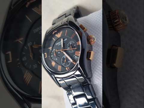 Emporio Armani Ceramic Chronograph Watch For Men