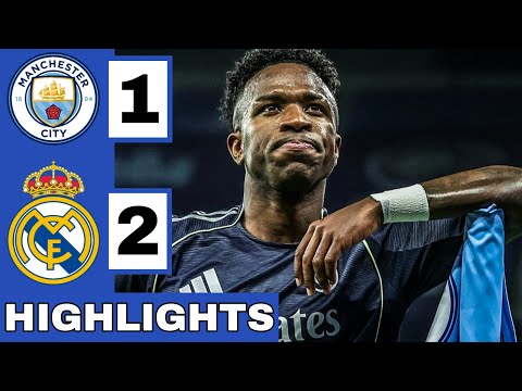 Manchester City Vs Real Madrid 1 2 Extended HIGHLIGHTS UEFA Champions League Round 16