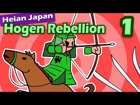 Hogen Rebellion Minamoto Vs Taira Rivalry Begins Part 1 History Of Japan 47