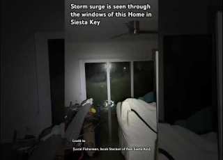 The Most Interesting View Of Hurricane Helen E From Your Own Living Room