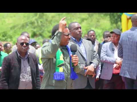 REVOLUÇÃO DE IRRIGAÇÃO DE KARATU DR MWIGULU NCHEMBA COLOCA A PEDRA FUNDAMENTAL NO VALE EYASI