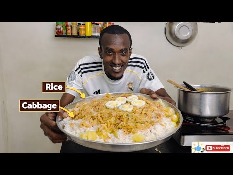 AMASHU ARYOSHYE CYANE NUMUCERI UVANZE N IBIRYI RICE AND CABBAGE THE BEST COMBO EVER