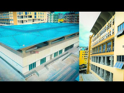 MUONEKANO MPYA SOKO LA KARIAKOO LINA MADUKA MGAHAWA MABENKI NA MIFUMO YA KUZIMA MOTO UJENZI 93