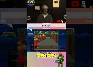 Retro Gaming Nostalgia Playing Teenage Mutant Ninja Turtles Arcade Game