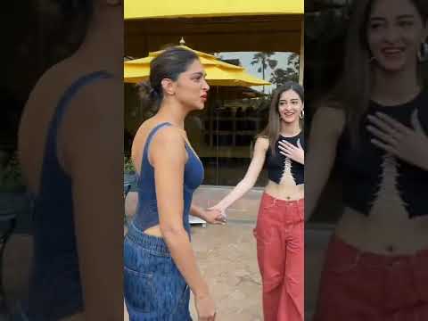 Gehraiyaan Promotions Deepika Padukone Ananya Pandey Shorts Reels